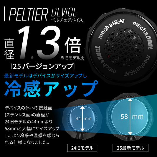 めちゃクール & めちゃヒート ペルチェベスト 冷却温熱両用ベスト