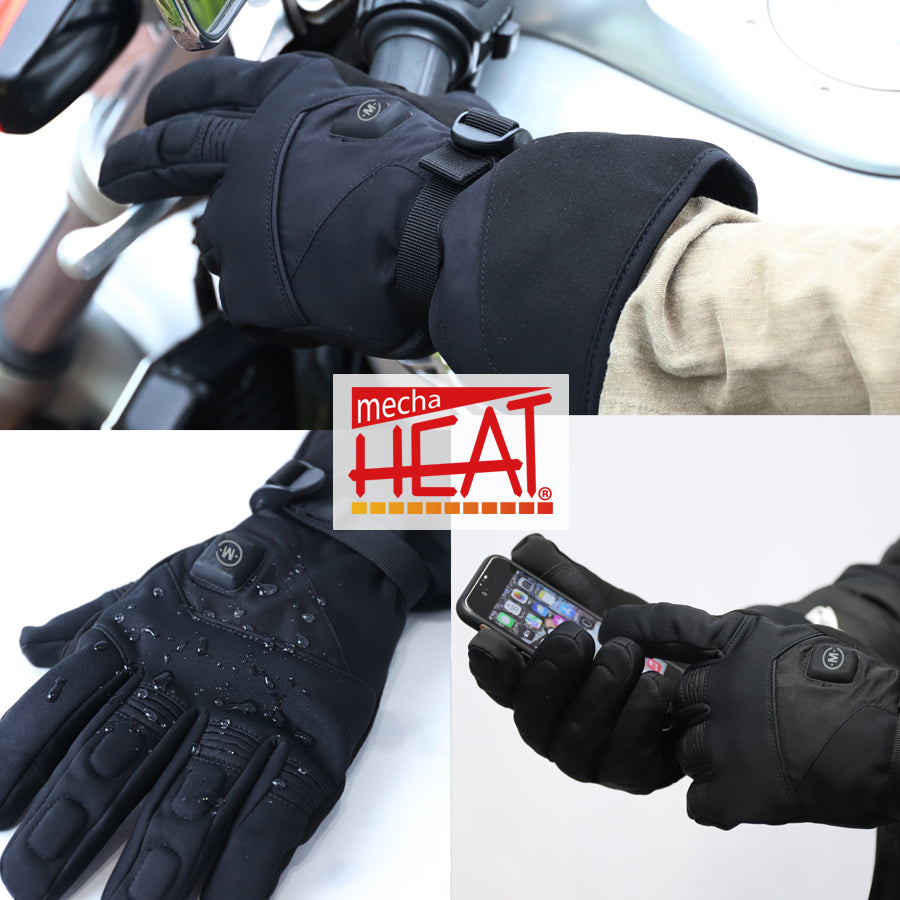 めちゃヒート MHG-07 防寒防水ヒーター グローブ【バッテリー+充電器付】