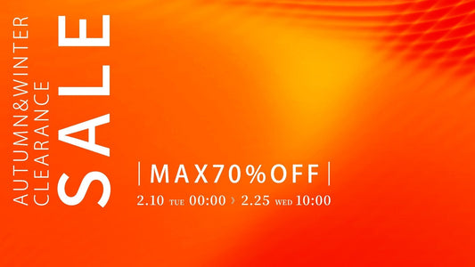 【最大70%OFF】FINALクリアランスSALE  [2/10 00:00 ⇒ 2/25 10:00]