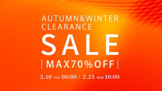 【最大70%OFF】FINALクリアランスSALE  [2/10 00:00－2/25 10:00]