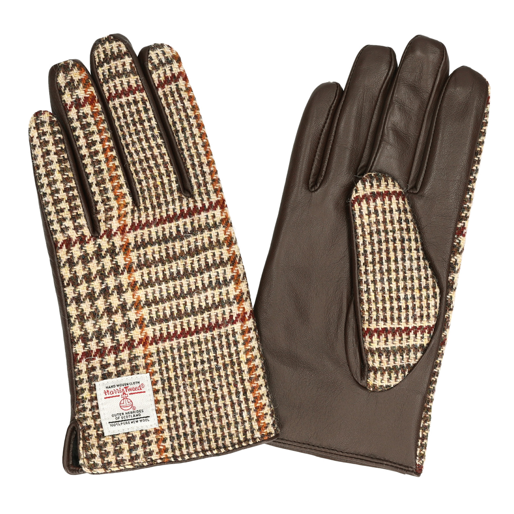 映える上品感 ウッドボタン 厚手 HARRIS TWEED ハリスツイード