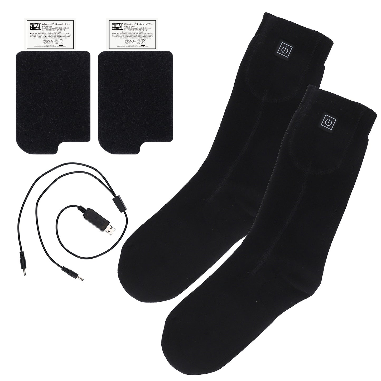 めちゃヒート® MHSKF01 電熱ヒーターソックス