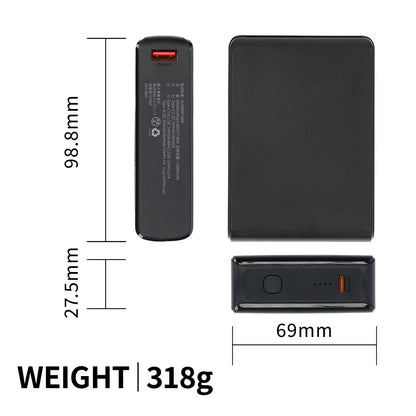Allegretto（アレグレット）ALMBNP18BK モバイルバッテリー PD20W 急速充電 大容量 薄型 PSE認証 [5V/20000mAh/ブラック][JAN 4571562663300]