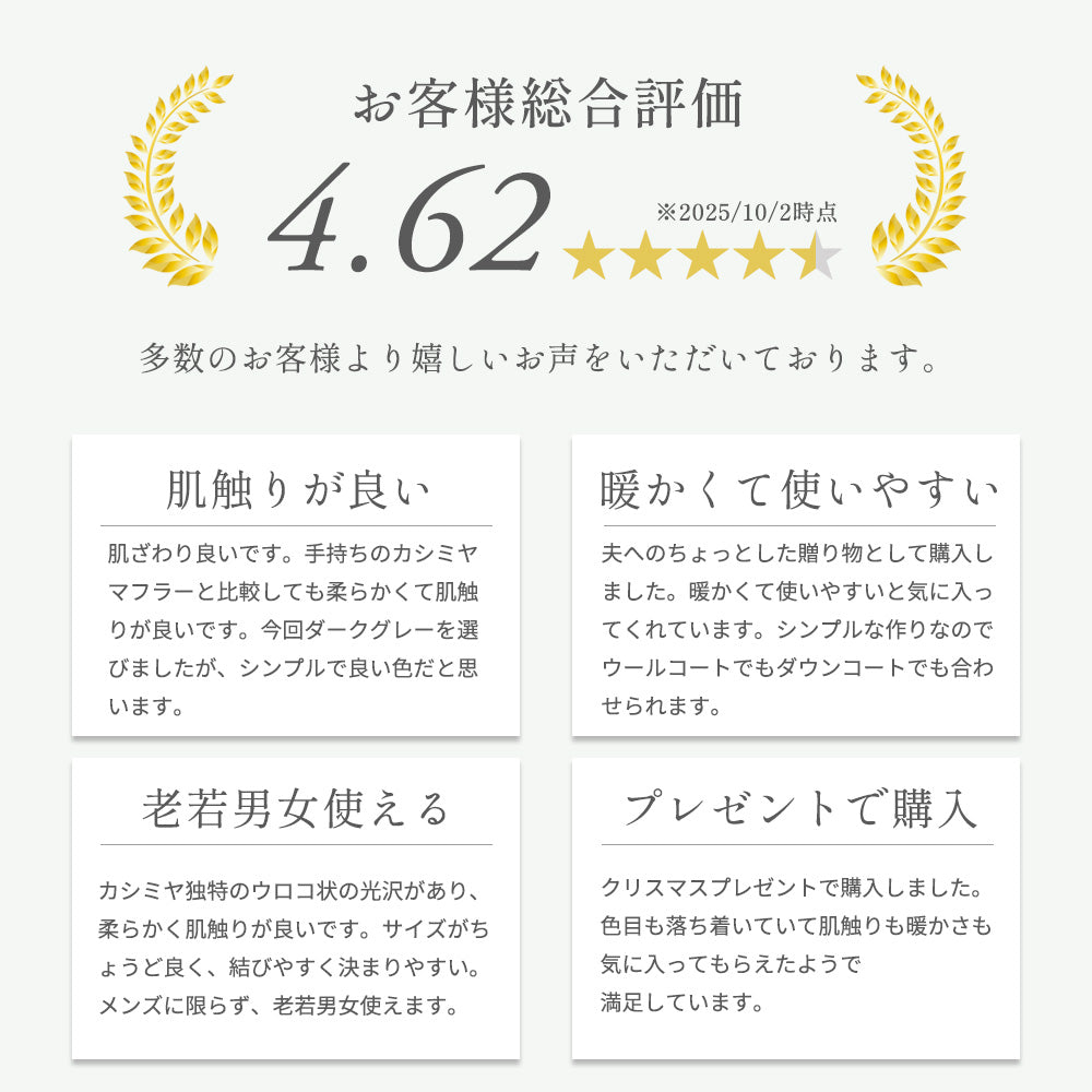 Attivo® (アッティーヴォ) カシミヤ  マフラー 無地 メンズ  [全13色] [ATCM01]