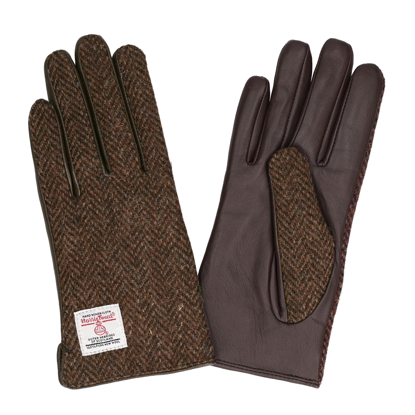 Attivo (アッティーヴォ) ×Harris Tweed(ハリスツイード) 革手袋 レディース [全24色] [ATHT02]