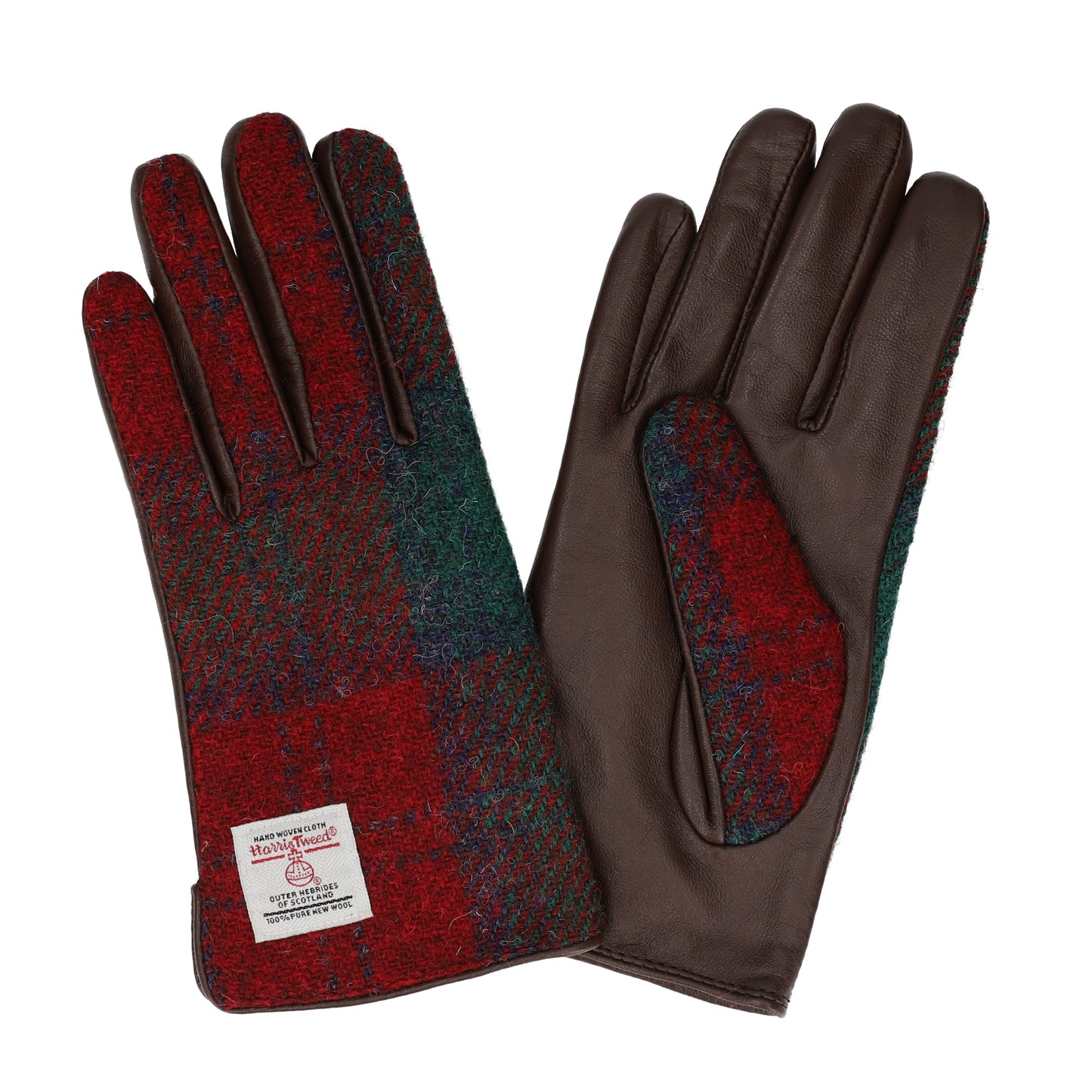 Attivo (アッティーヴォ) ×Harris Tweed(ハリスツイード) 革手袋 レディース [全24色] [ATHT02]