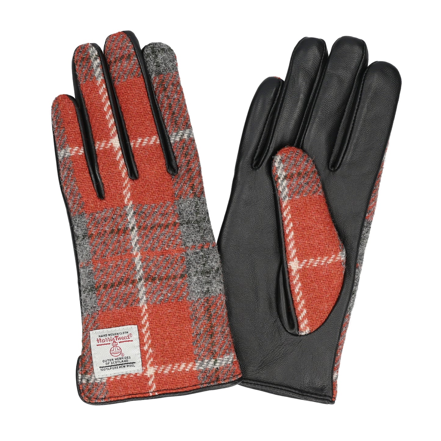 Attivo (アッティーヴォ) ×Harris Tweed(ハリスツイード) 革手袋 レディース [全24色] [ATHT02]