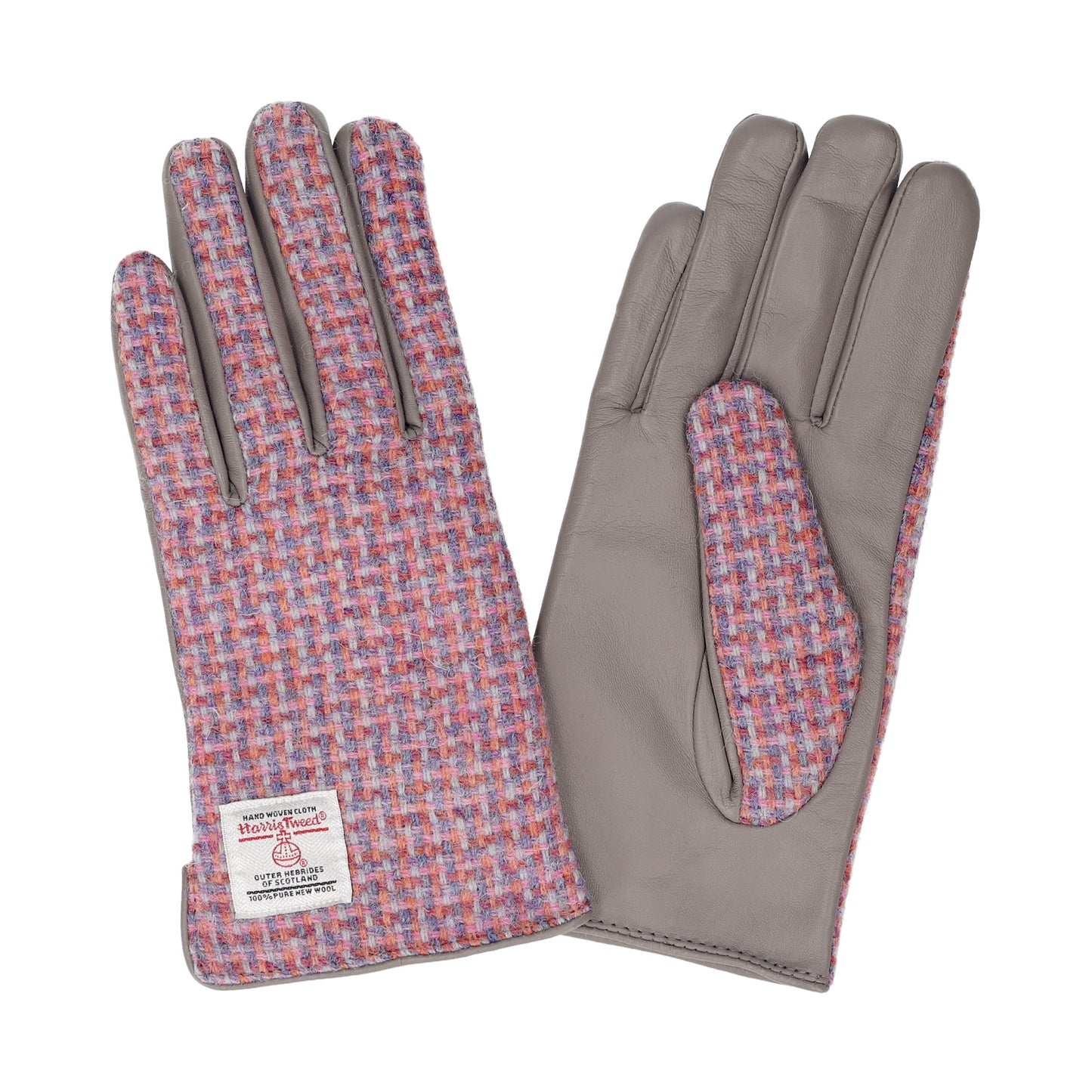 Attivo (アッティーヴォ) ×Harris Tweed(ハリスツイード) 革手袋 レディース [全24色] [ATHT02]