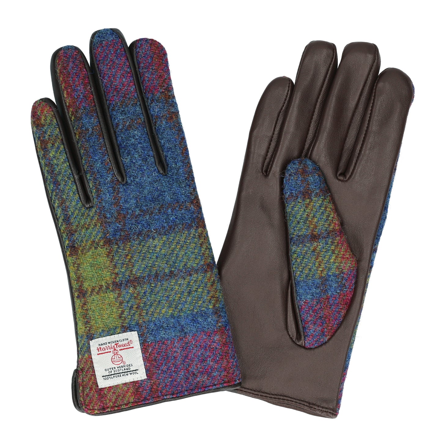 Attivo (アッティーヴォ) ×Harris Tweed(ハリスツイード) 革手袋 レディース [全24色] [ATHT02]