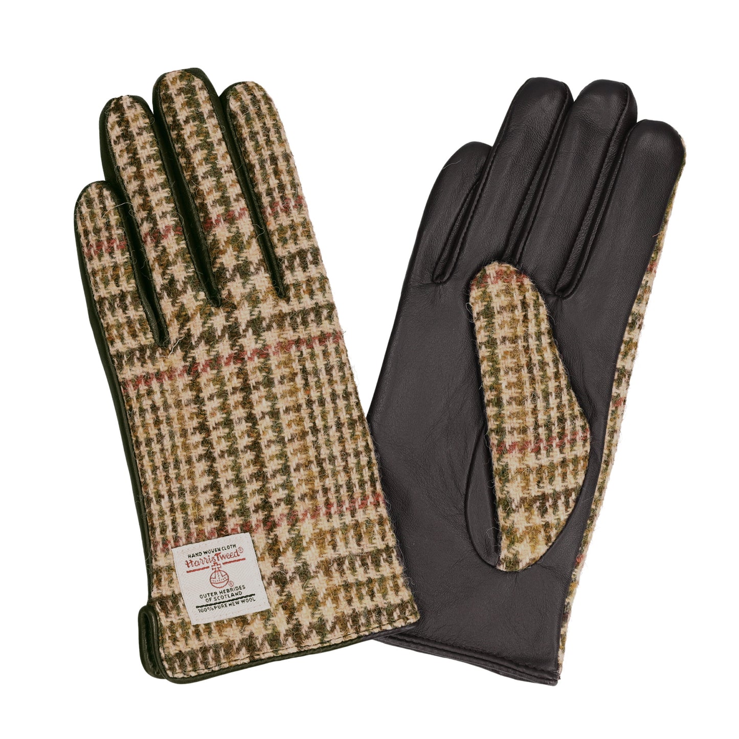 Attivo (アッティーヴォ) ×Harris Tweed(ハリスツイード) 革手袋 レディース [全24色] [ATHT02]