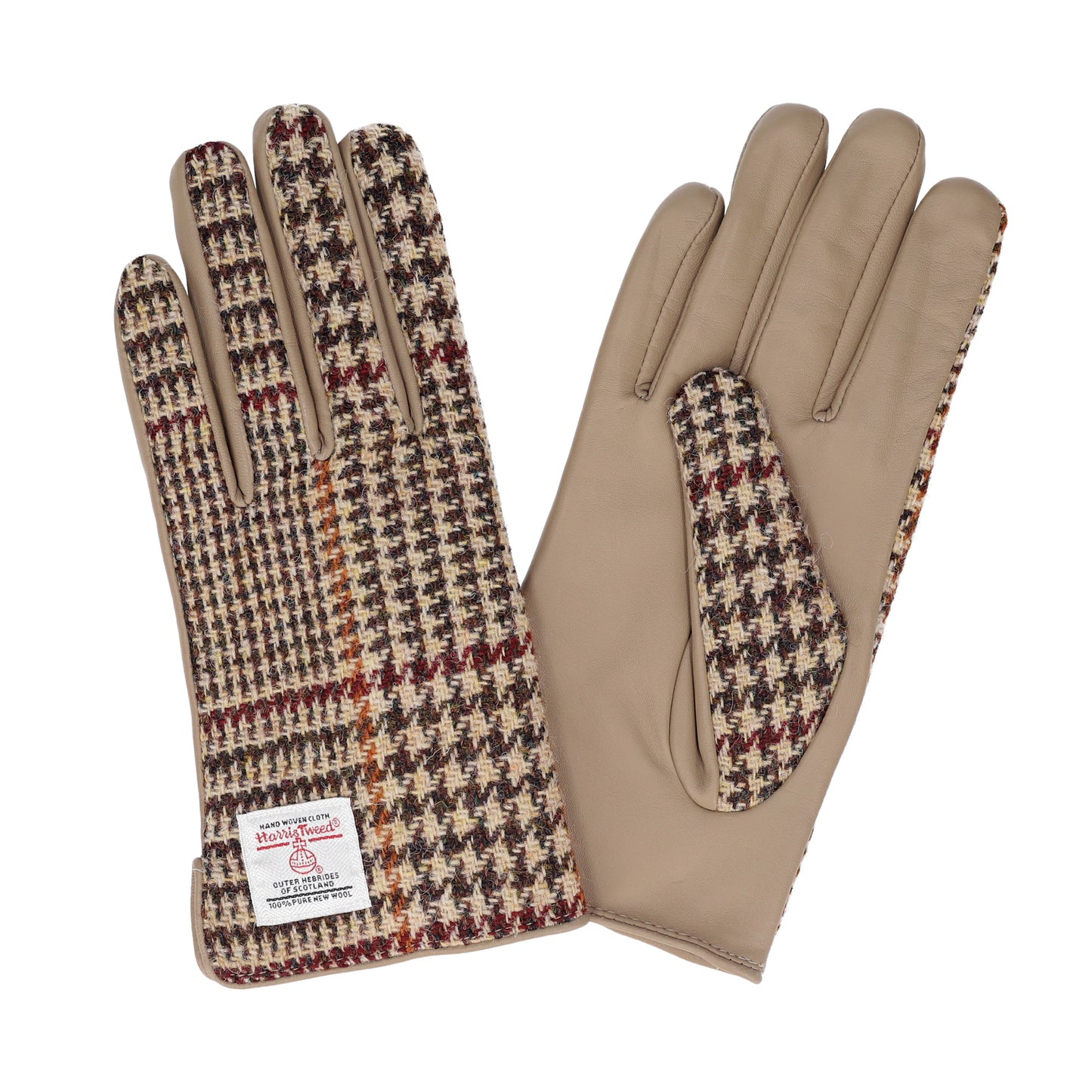 Attivo (アッティーヴォ) ×Harris Tweed(ハリスツイード) 革手袋 レディース [全24色] [ATHT02]