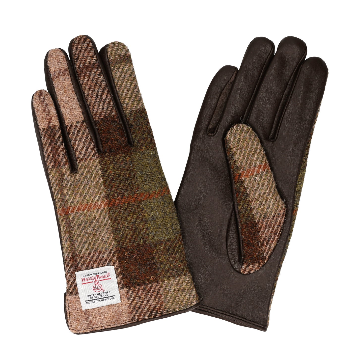 Attivo (アッティーヴォ) ×Harris Tweed(ハリスツイード) 革手袋 レディース [全24色] [ATHT02]