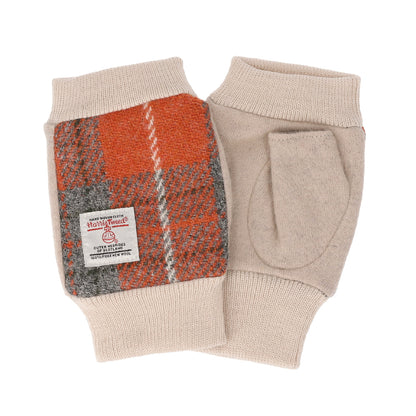 Attivo® (アッティーヴォ) ×Harris Tweed(ハリスツイード)半指手袋 レディース [全7色] [ATHT02H]