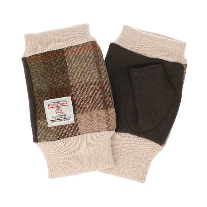 Attivo® (アッティーヴォ) ×Harris Tweed(ハリスツイード)半指手袋 レディース [全7色] [ATHT02H]