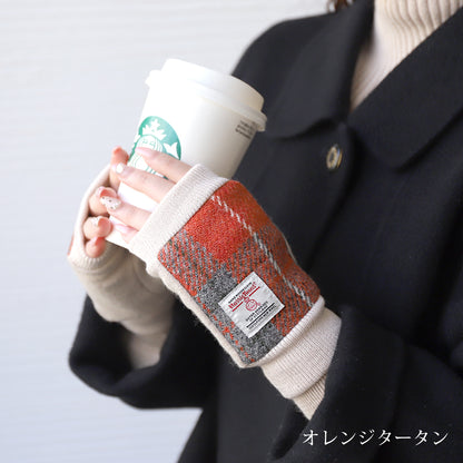 Attivo® (アッティーヴォ) ×Harris Tweed(ハリスツイード)半指手袋 レディース [全7色] [ATHT02H]