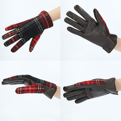 Attivo® (アッティーヴォ) ×Harris Tweed(ハリスツイード) 革手袋 レディース [全24色] [ATHT02]