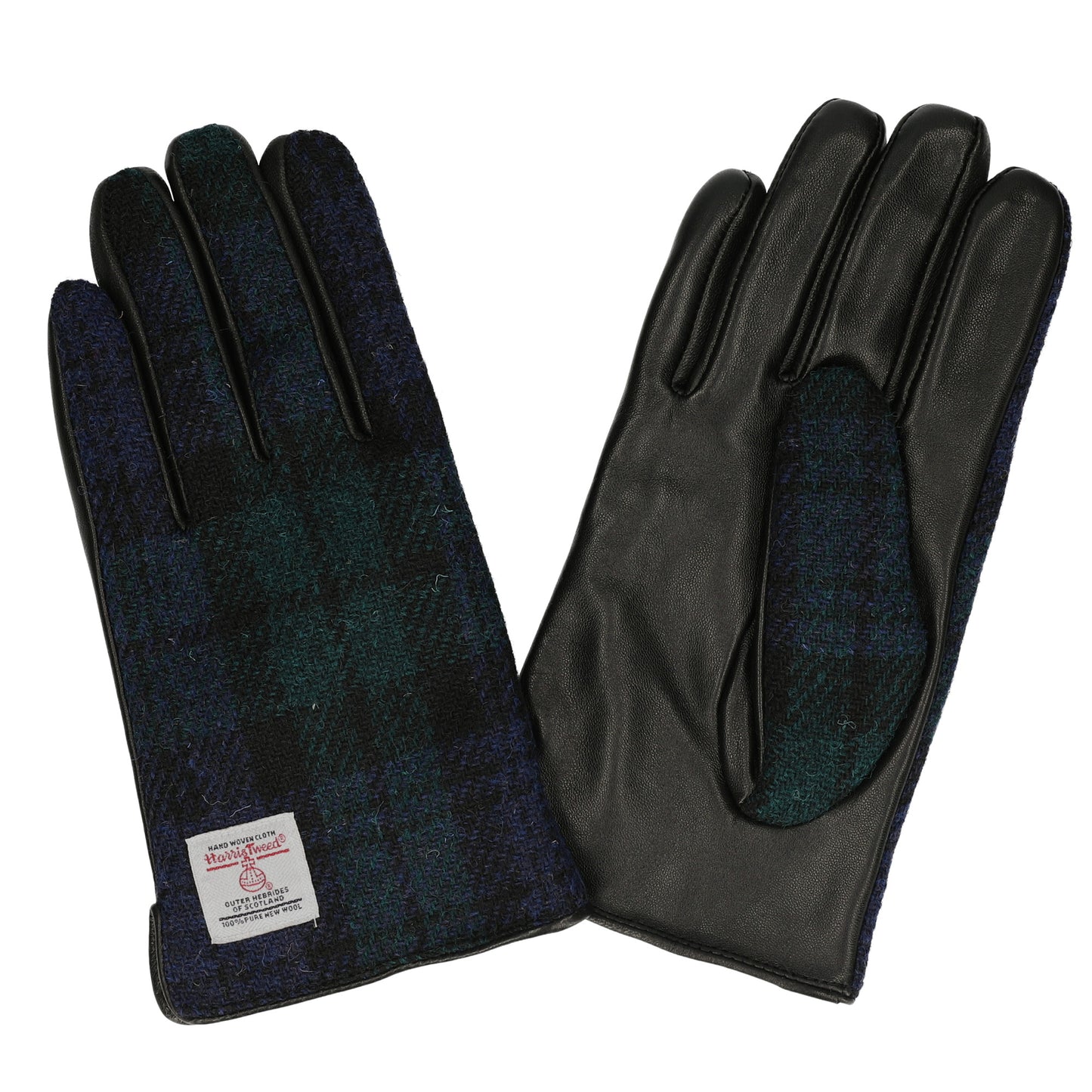 Attivo (アッティーヴォ) ×Harris Tweed(ハリスツイード) 革手袋 メンズ [全12色] [ATHT02]