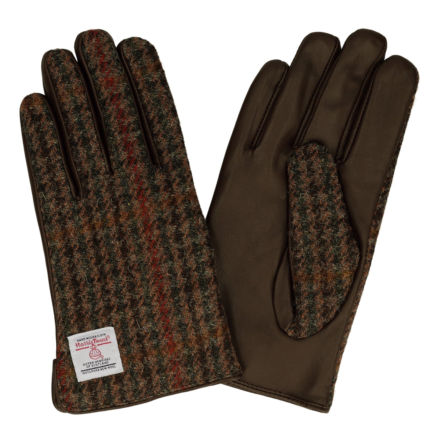 Attivo (アッティーヴォ) ×Harris Tweed(ハリスツイード) 革手袋 メンズ [全12色] [ATHT02]