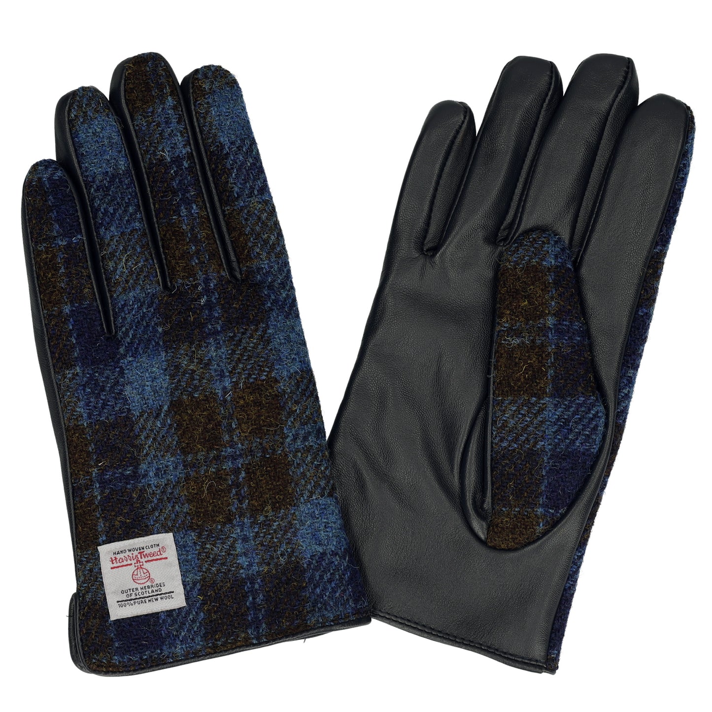 Attivo (アッティーヴォ) ×Harris Tweed(ハリスツイード) 革手袋 メンズ [全12色] [ATHT02]