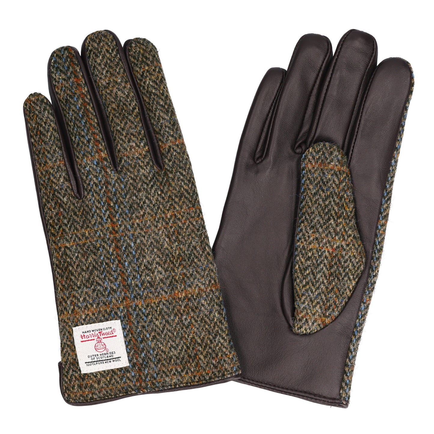 Attivo (アッティーヴォ) ×Harris Tweed(ハリスツイード) 革手袋 メンズ [全12色] [ATHT02]