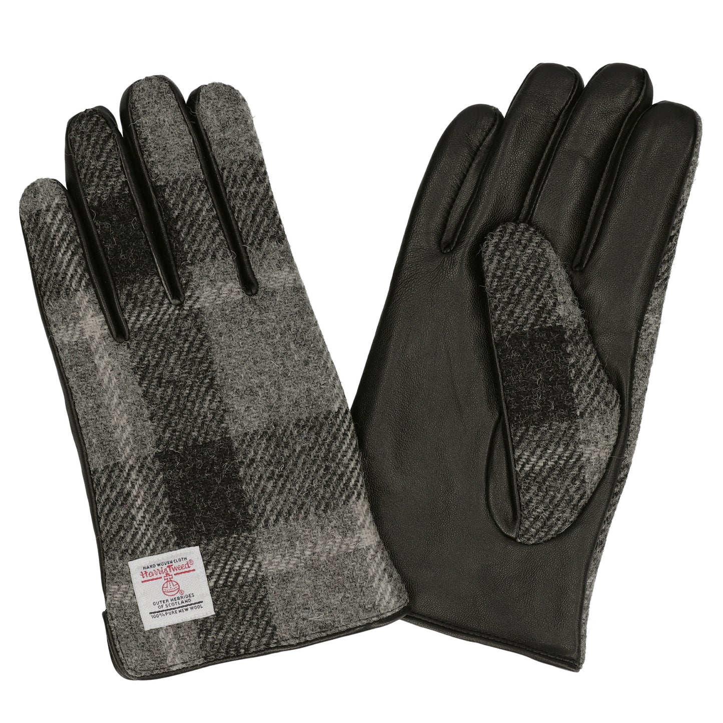 Attivo (アッティーヴォ) ×Harris Tweed(ハリスツイード) 革手袋 メンズ [全12色] [ATHT02]