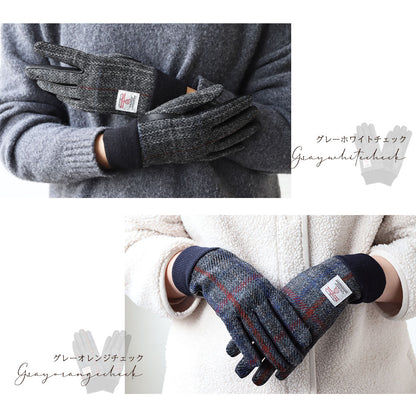 Attivo® (アッティーヴォ) ×Harris Tweed(ハリスツイード) 革手袋 レディース [全23色] [ATHT04]