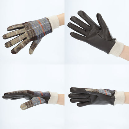 Attivo® (アッティーヴォ) ×Harris Tweed(ハリスツイード) 革手袋 レディース [全23色] [ATHT04]