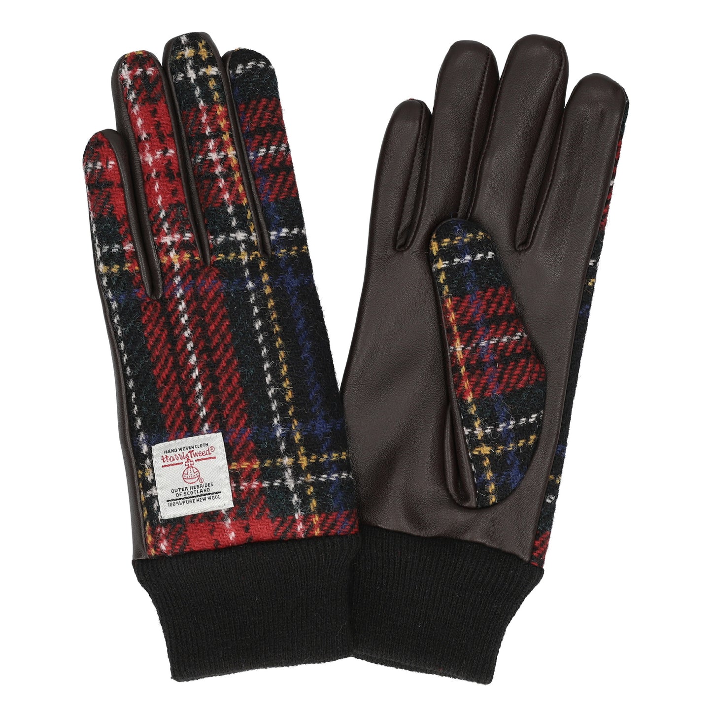 Attivo (アッティーヴォ) ×Harris Tweed(ハリスツイード) 革手袋 レディース [全23色] [ATHT04]