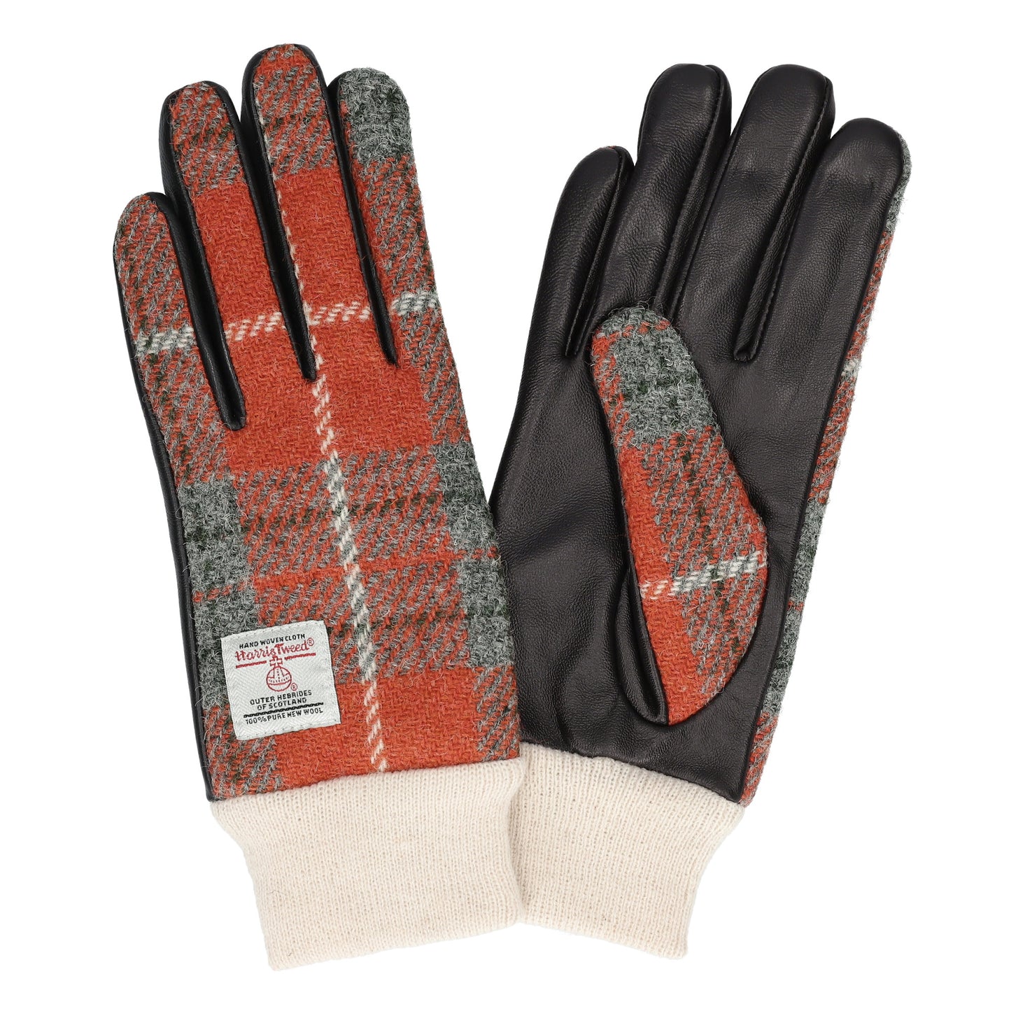 Attivo (アッティーヴォ) ×Harris Tweed(ハリスツイード) 革手袋 レディース [全23色] [ATHT04]