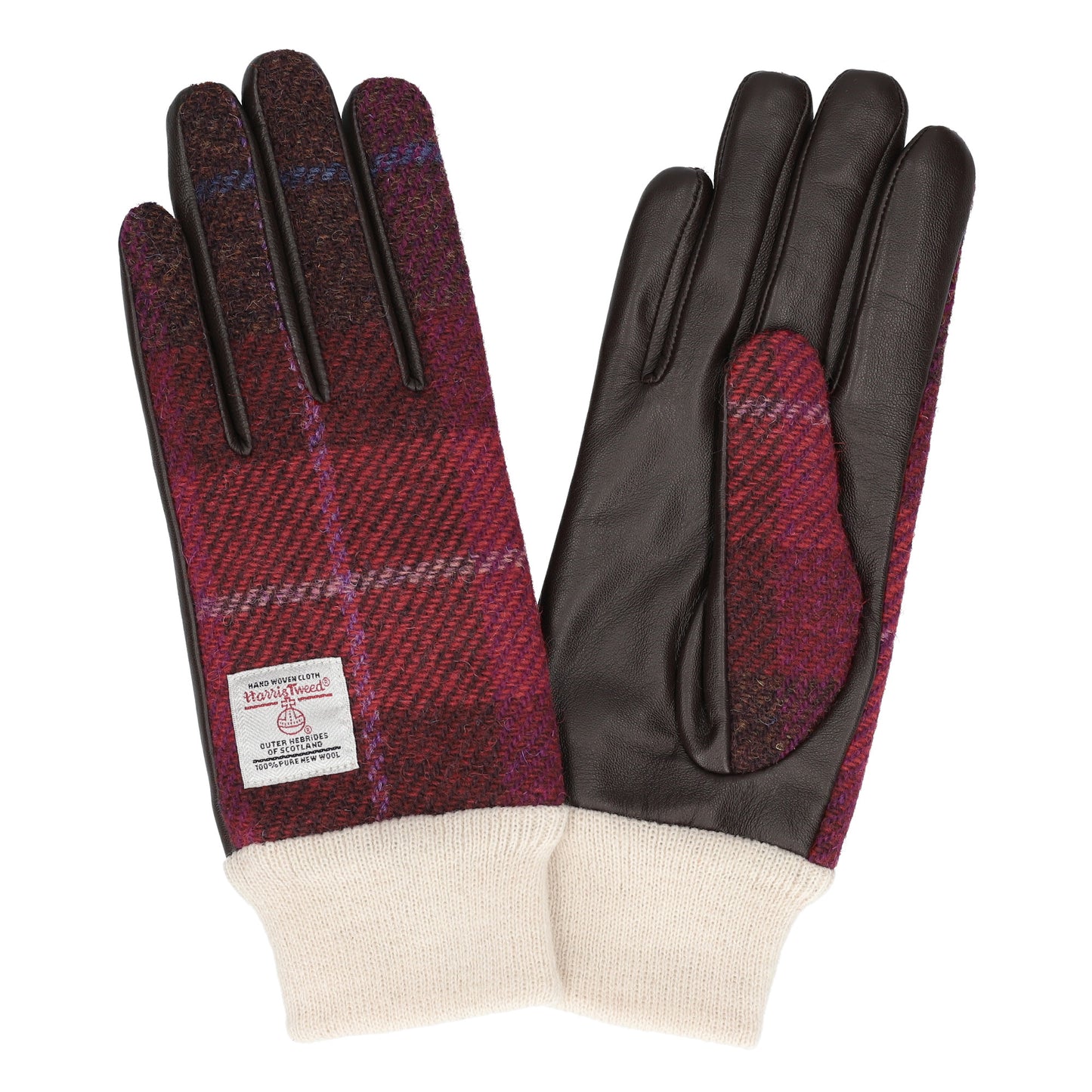 Attivo (アッティーヴォ) ×Harris Tweed(ハリスツイード) 革手袋 レディース [全23色] [ATHT04]