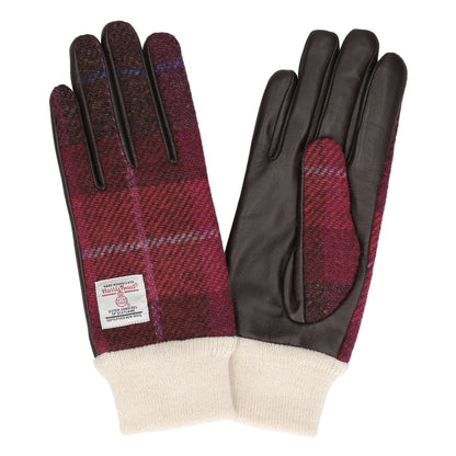 Attivo® (アッティーヴォ) ×Harris Tweed(ハリスツイード) 革手袋 レディース [全23色] [ATHT04]