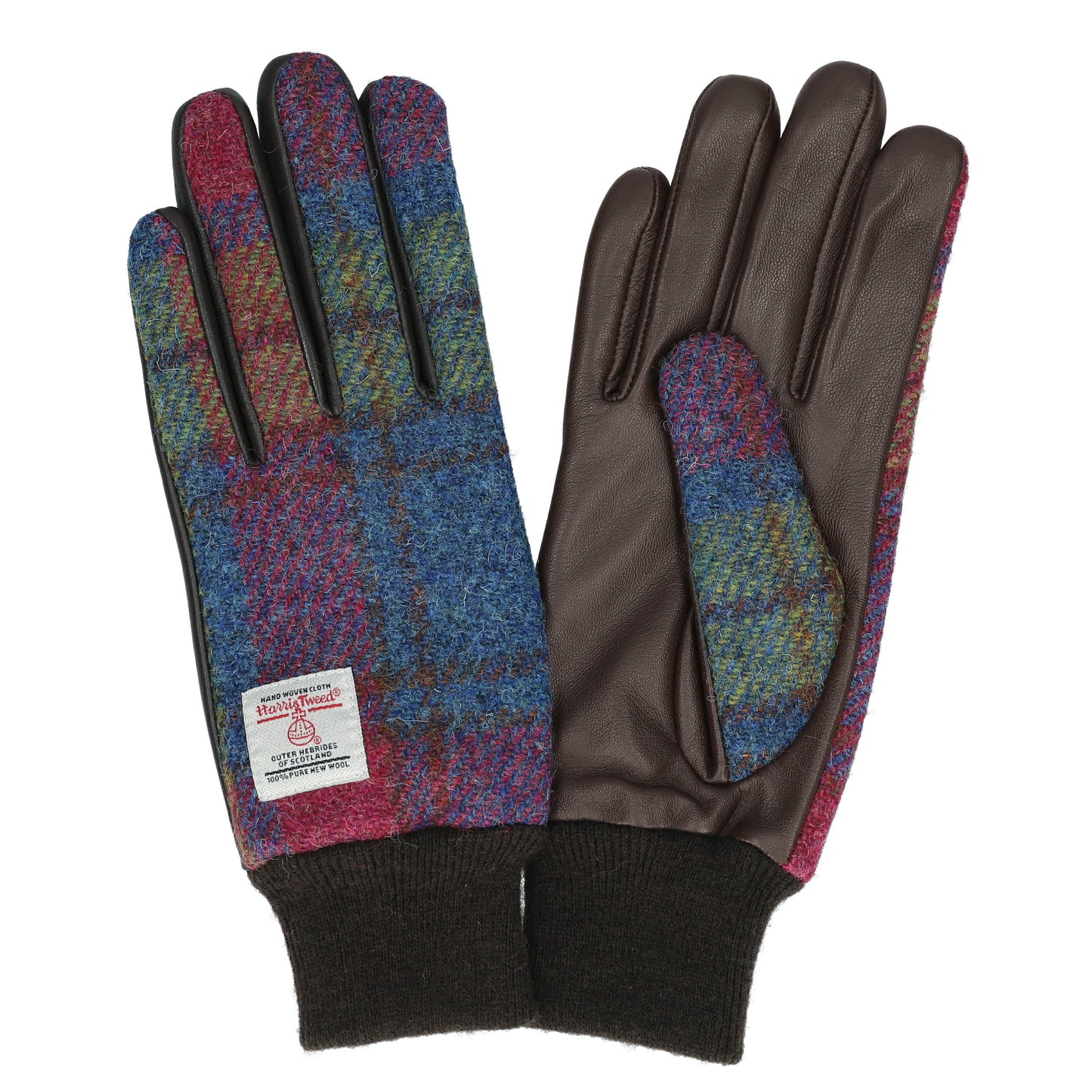 Attivo (アッティーヴォ) ×Harris Tweed(ハリスツイード) 革手袋 レディース [全23色] [ATHT04]