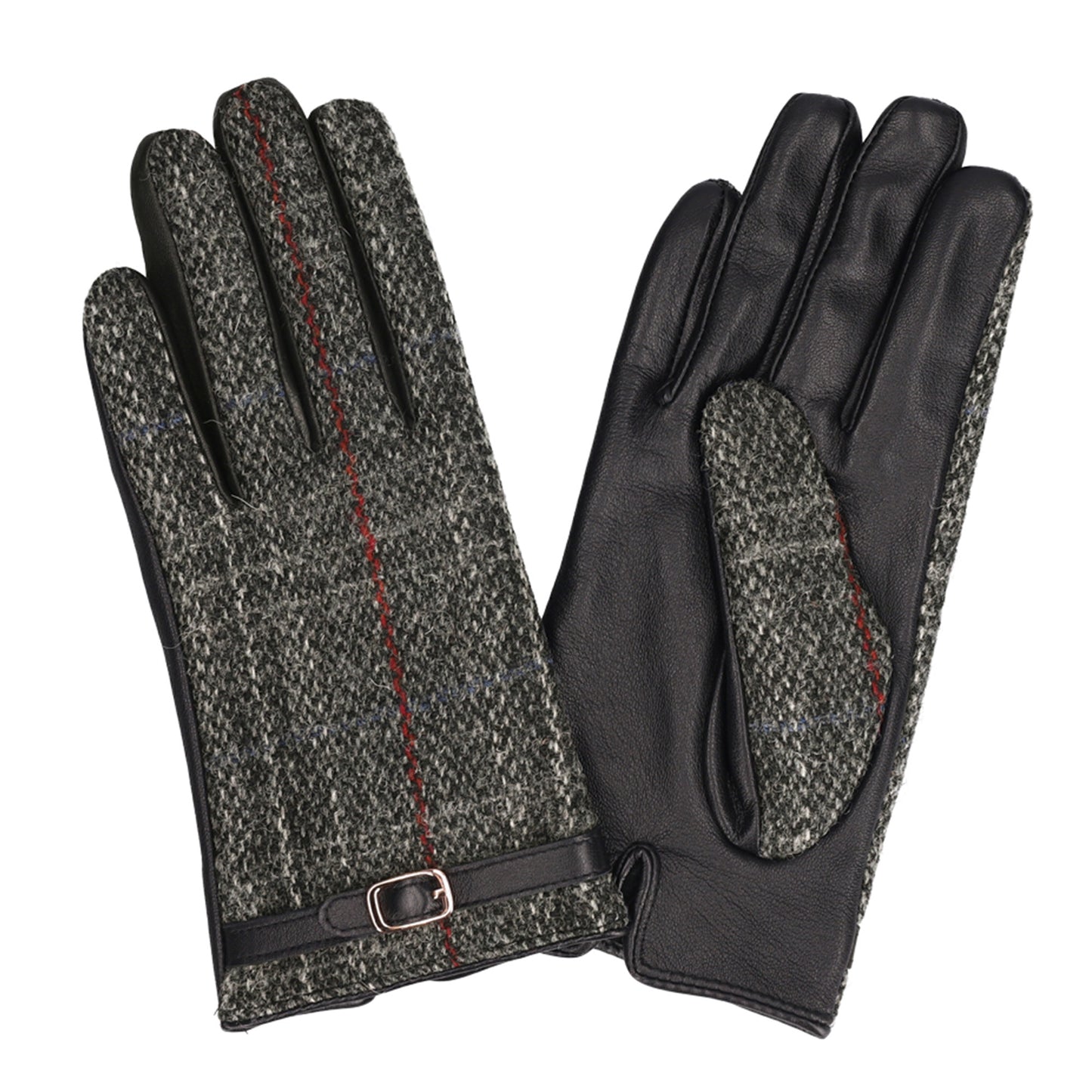 Attivo (アッティーヴォ) ×Harris Tweed(ハリスツイード) 革手袋 レディース [全19色] [ATHT05]