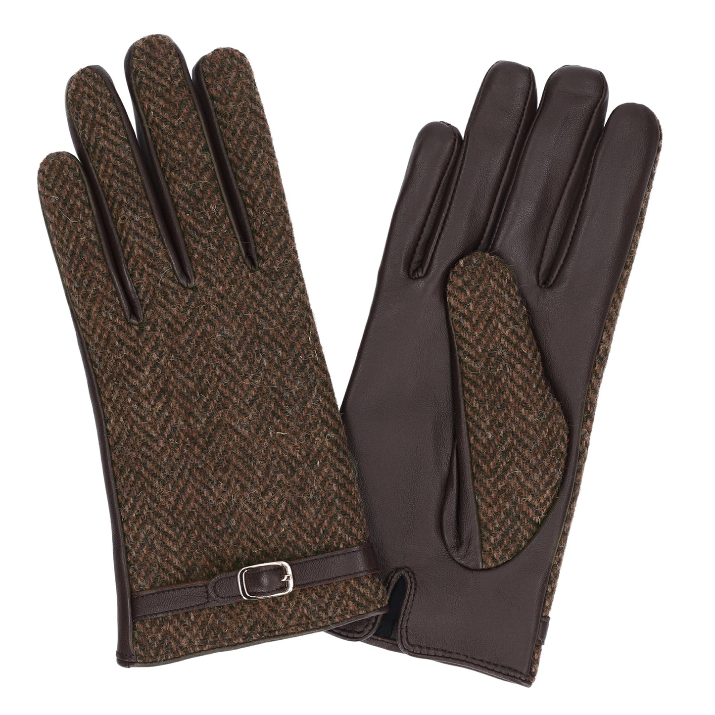 Attivo (アッティーヴォ) ×Harris Tweed(ハリスツイード) 革手袋 レディース [全19色] [ATHT05]