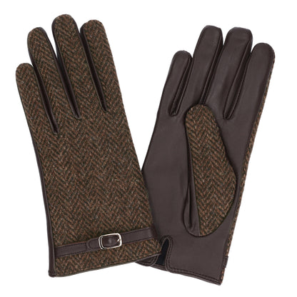 Attivo® (アッティーヴォ) ×Harris Tweed(ハリスツイード) 革手袋 レディース [全19色] [ATHT05]
