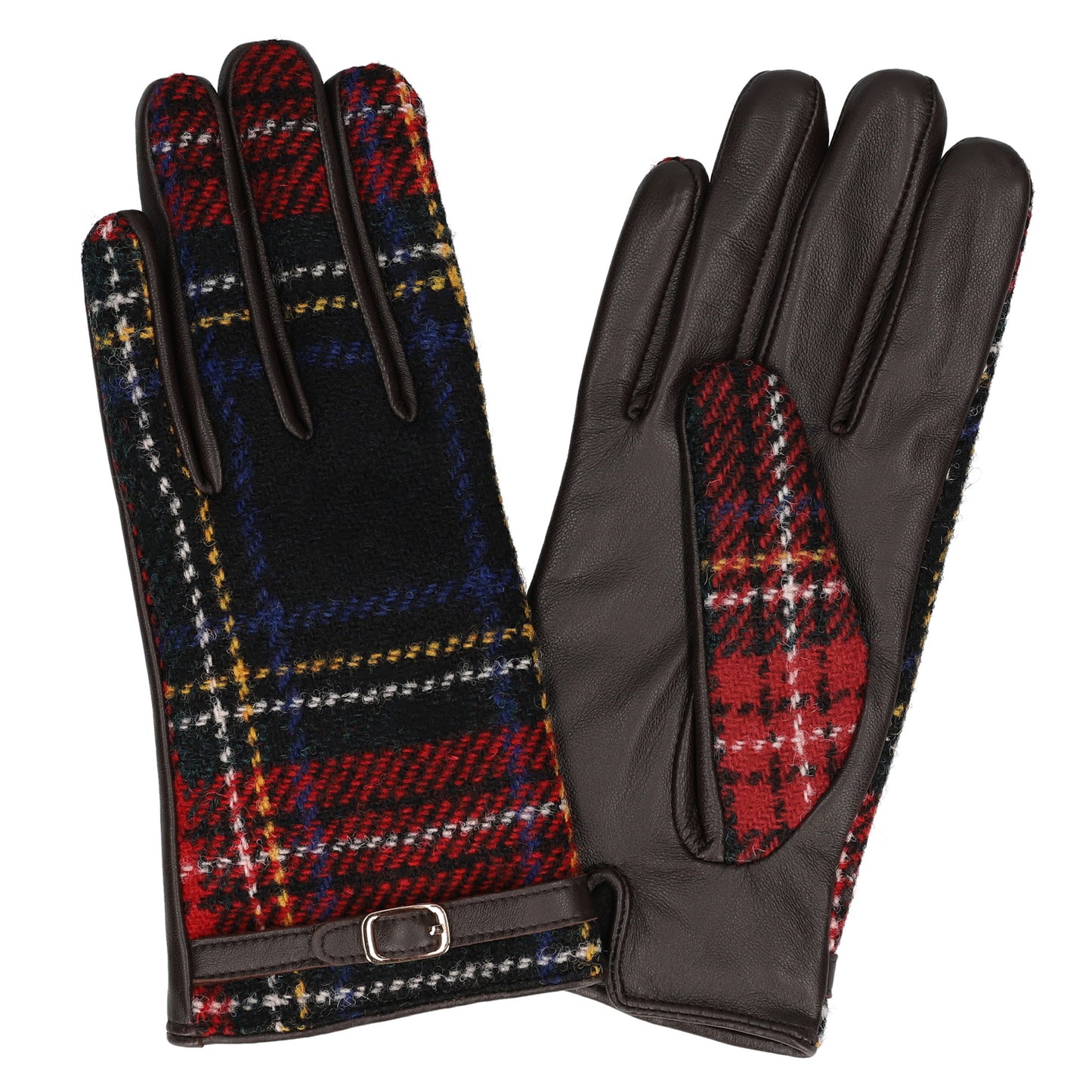 Attivo (アッティーヴォ) ×Harris Tweed(ハリスツイード) 革手袋 レディース [全19色] [ATHT05]