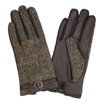 Attivo® (アッティーヴォ) ×Harris Tweed(ハリスツイード) 革手袋 レディース [全19色] [ATHT05]