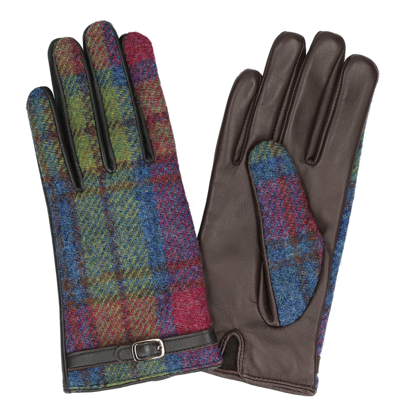 Attivo (アッティーヴォ) ×Harris Tweed(ハリスツイード) 革手袋 レディース [全19色] [ATHT05]