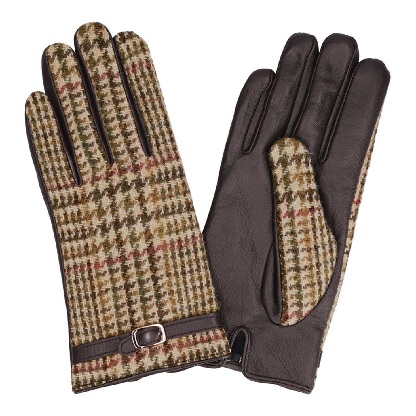 Attivo (アッティーヴォ) ×Harris Tweed(ハリスツイード) 革手袋 レディース [全19色] [ATHT05]