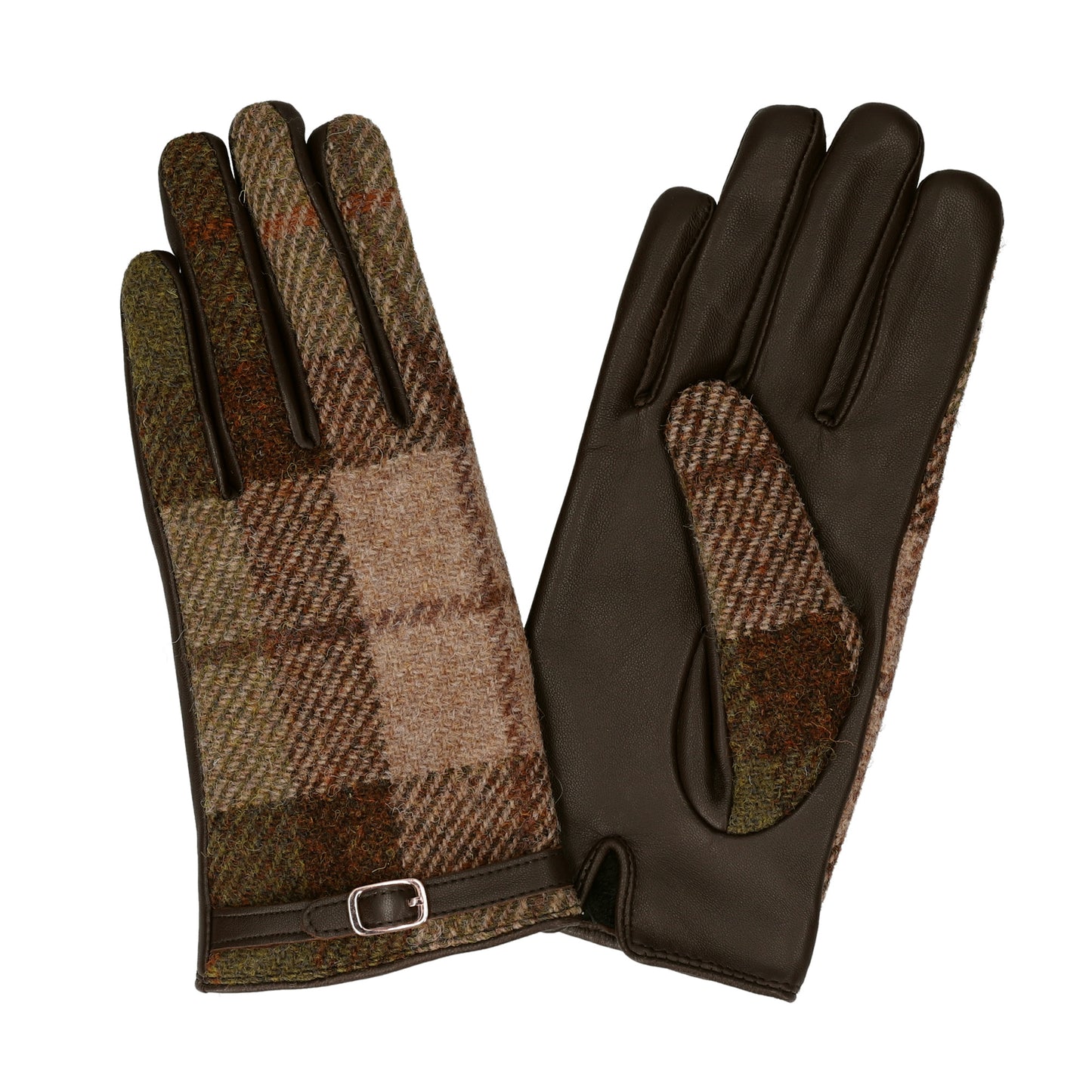 Attivo (アッティーヴォ) ×Harris Tweed(ハリスツイード) 革手袋 レディース [全19色] [ATHT05]