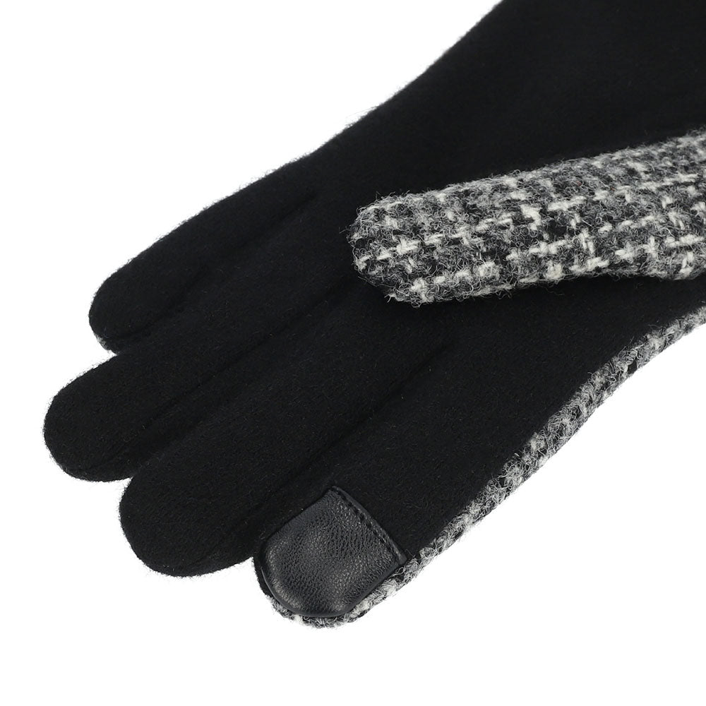 Attivo (アッティーヴォ) ×Harris Tweed(ハリスツイード)ラビットファー手袋 レディース [全14色] [ATHT06]