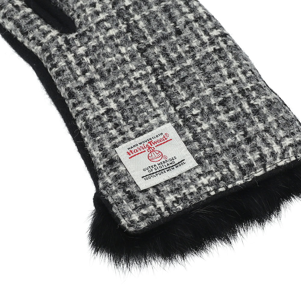 Attivo (アッティーヴォ) ×Harris Tweed(ハリスツイード)ラビットファー手袋 レディース [全14色] [ATHT06]