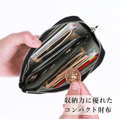 Attivo® (アッティーヴォ)×Bejoueld/ビージュエルド  スワロフスキー付本革二つ折り財布 日本製[全6色] [GS563]