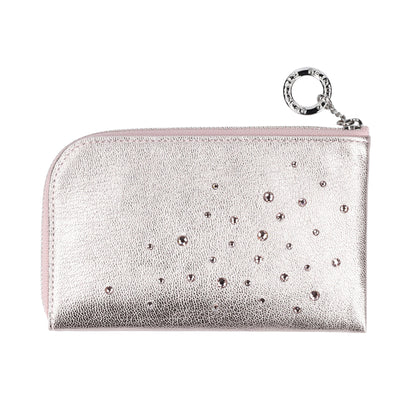 Attivo® (アッティーヴォ)×Bejoueld/ビージュエルド  スワロフスキー付本革二つ折り財布 日本製[全6色] [GS563]