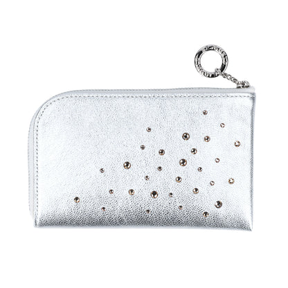Attivo® (アッティーヴォ)×Bejoueld/ビージュエルド  スワロフスキー付本革二つ折り財布 日本製[全6色] [GS563]