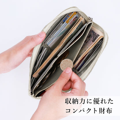 Attivo® (アッティーヴォ)×Bejoueld/ビージュエルド  スワロフスキー付本革長財布 日本製[全10色] [GS574]