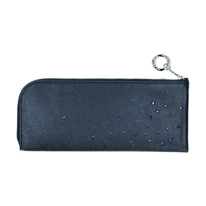 Attivo® (アッティーヴォ)×Bejoueld/ビージュエルド  スワロフスキー付本革長財布 日本製[全10色] [GS574]