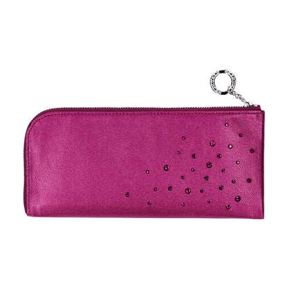 Attivo® (アッティーヴォ)×Bejoueld/ビージュエルド  スワロフスキー付本革長財布 日本製[全10色] [GS574]