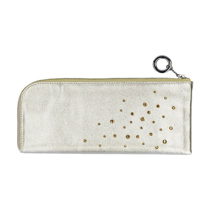 Attivo® (アッティーヴォ)×Bejoueld/ビージュエルド  スワロフスキー付本革長財布 日本製[全10色] [GS574]
