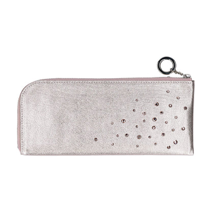 Attivo® (アッティーヴォ)×Bejoueld/ビージュエルド  スワロフスキー付本革長財布 日本製[全10色] [GS574]
